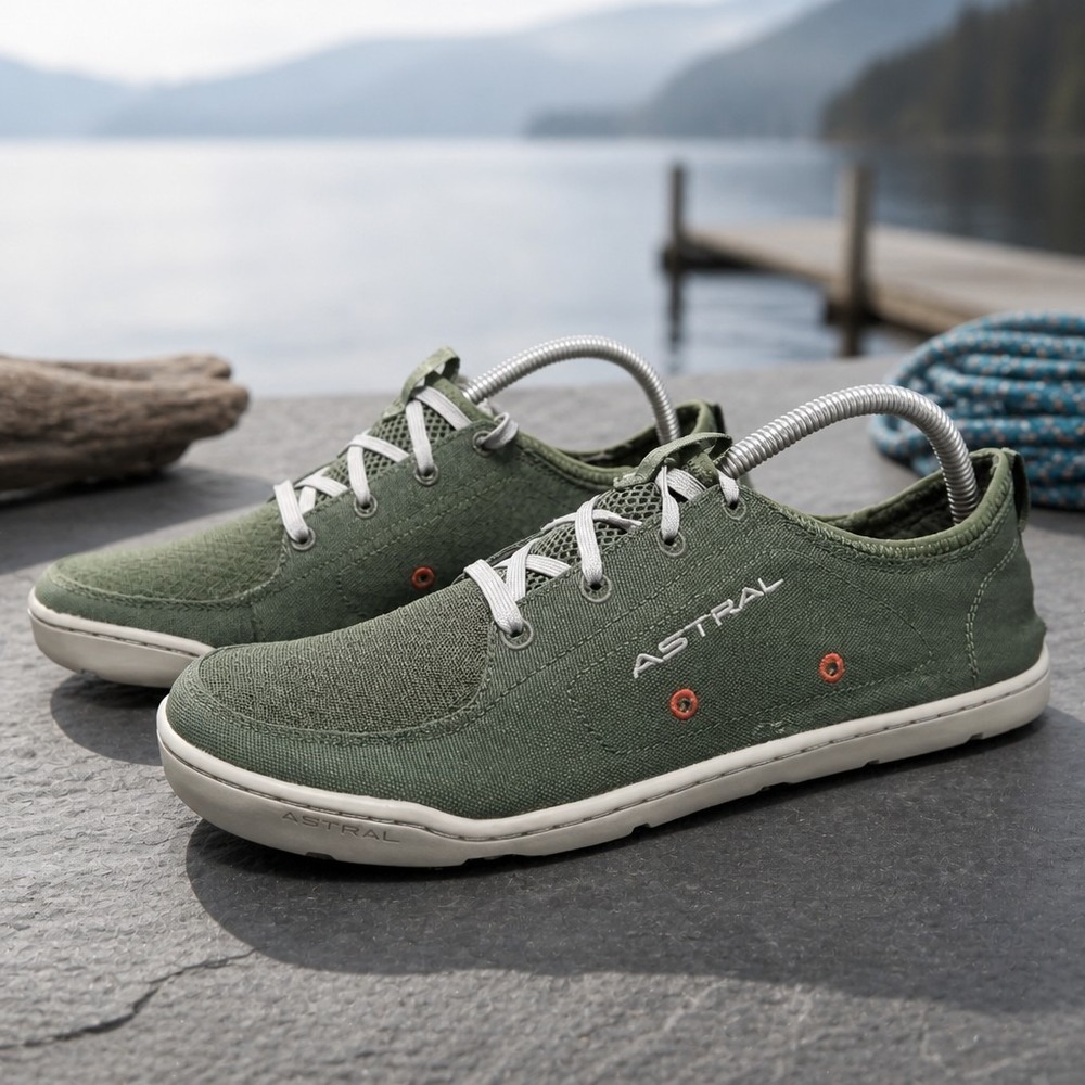 Astral Loyak Mens US 9 Shoes Fern Green Hiking Outdoor Barefoot Minimalist